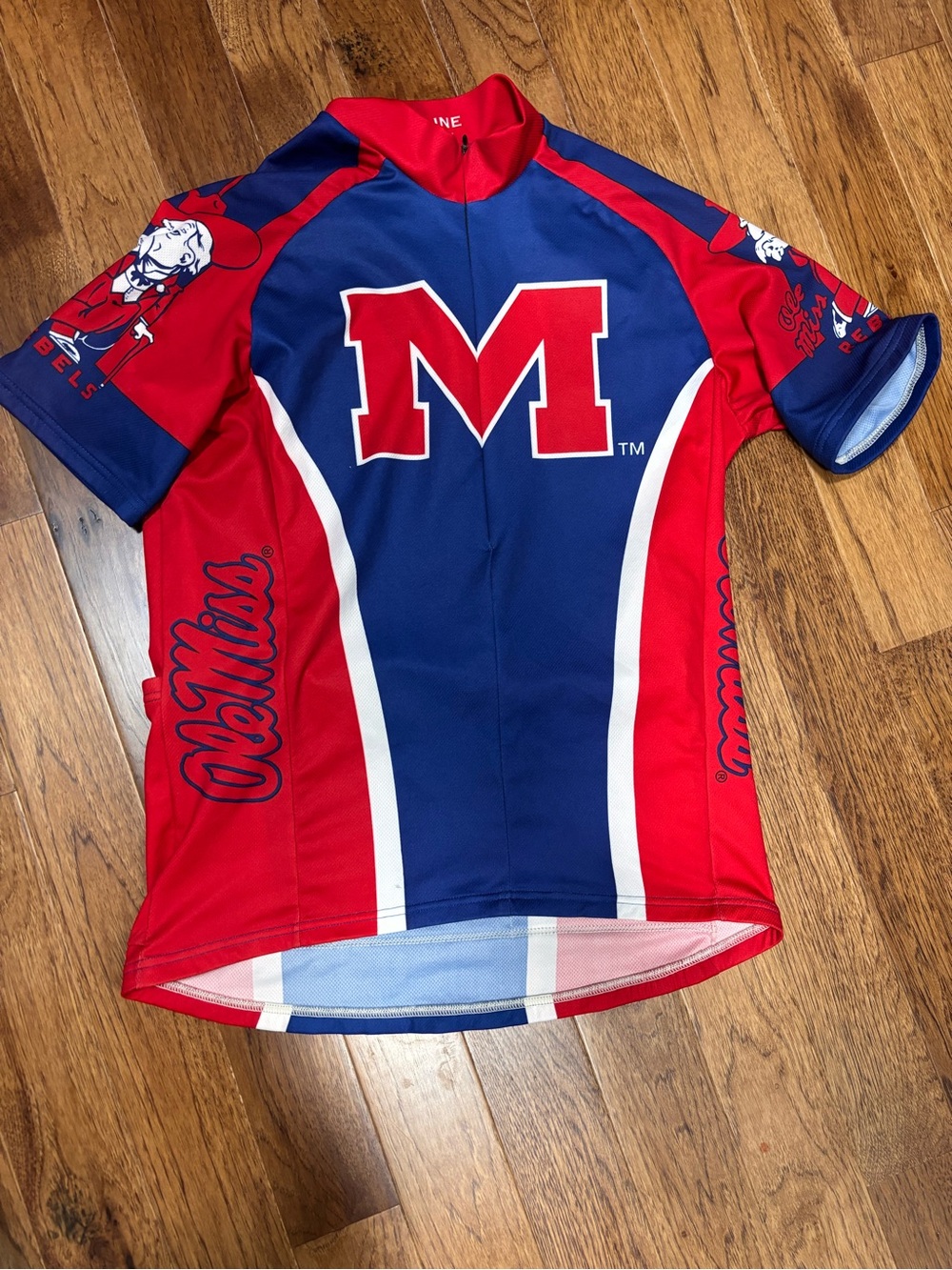 Vintage Ole Miss Cycling Jersey M-L